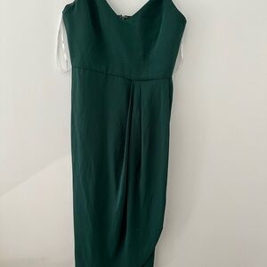 Elegant Green Sleeveless Dress
